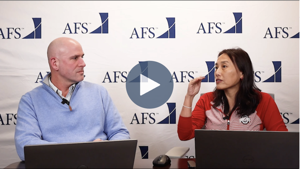 Aaron LaGanke and Mingshu Bates of AFS discussing the Q1 TD Cowen/AFS Freight Index